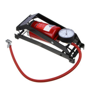 ng Насос ножной с усиленным цилиндром экстрамощный premium с манометром с металлическим наконечником