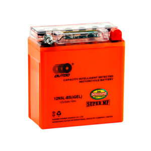 Аккумулятор outdo 12n5l bs igel, 12В, 5А/ч, гелевый, обратная полярность