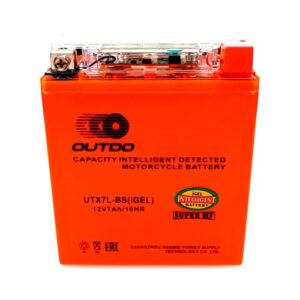Аккумулятор outdo utx7l bs igel, 12В, 7А/ч, гелевый, обратная полярность