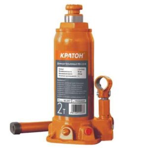 Домкрат бутылочный в кейсе Кратон hbj 2.0 k