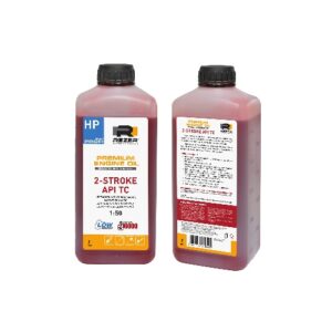 Масло rezer profi 2Т минеральное api tc, 1л, низко дымное, красное