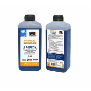 Масло rezer Шина profi 2Т синтетическое iso l egd, 1л, синее, низкодымное, для высокооборотактное двигателей