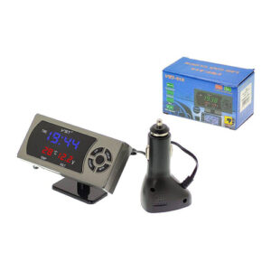 Часы автомобильные с usb vst 815 (температура, вольтметр)