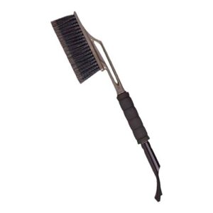 Щетка для снега spin&clean techno, съемный скребок для льда, 58 см, pixel grey