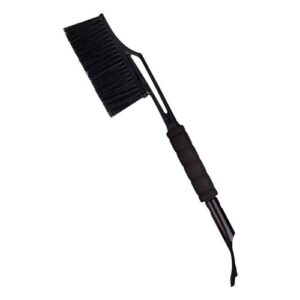 Щетка для снега techno, съемный скребок для льда, cyber black